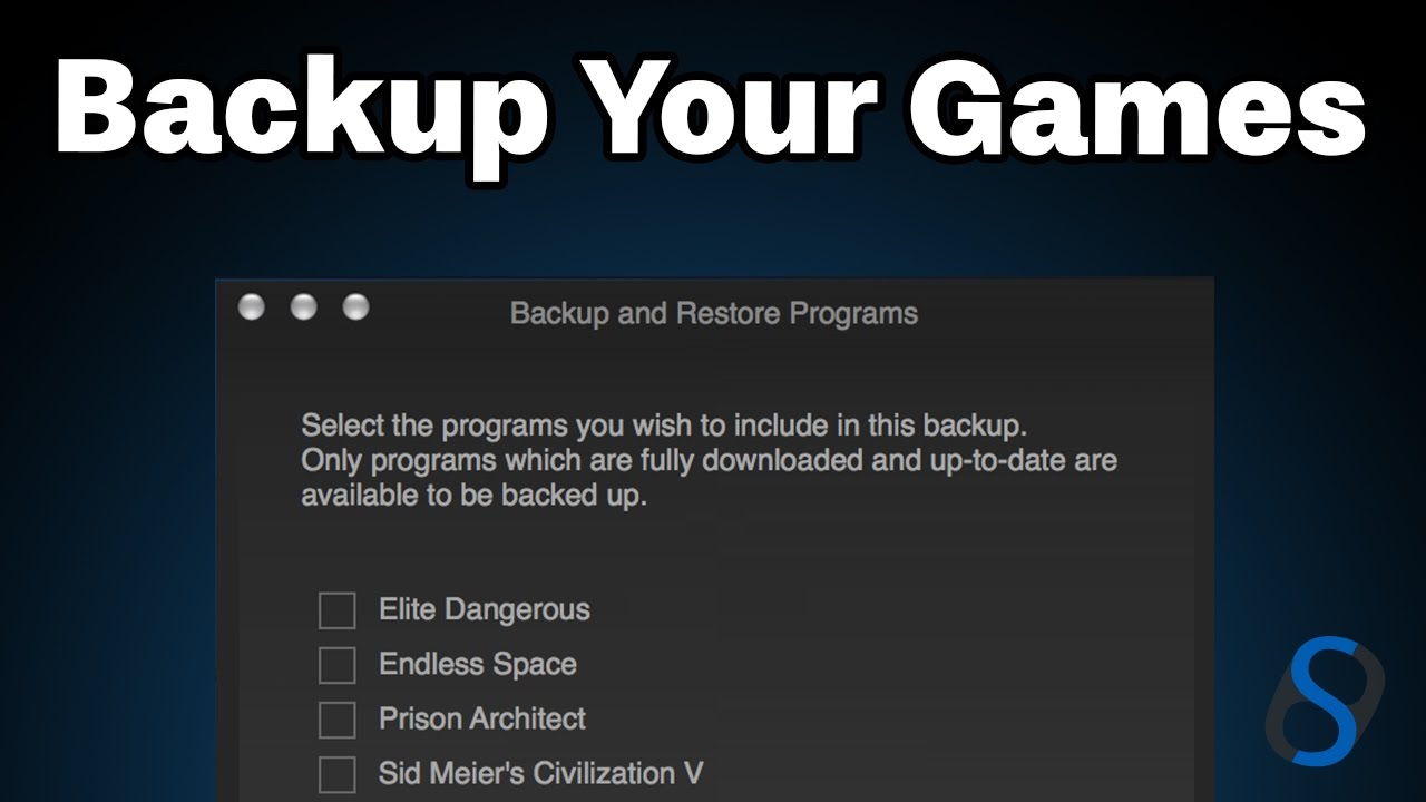 can i use steam backups made on windows to restore a game for mac